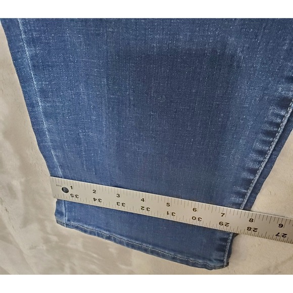 Levi's Womens Classic Straight Mid Rise Hypersoft Denim Blue Jeans 16M (W33 L30) - Picture 13 of 14